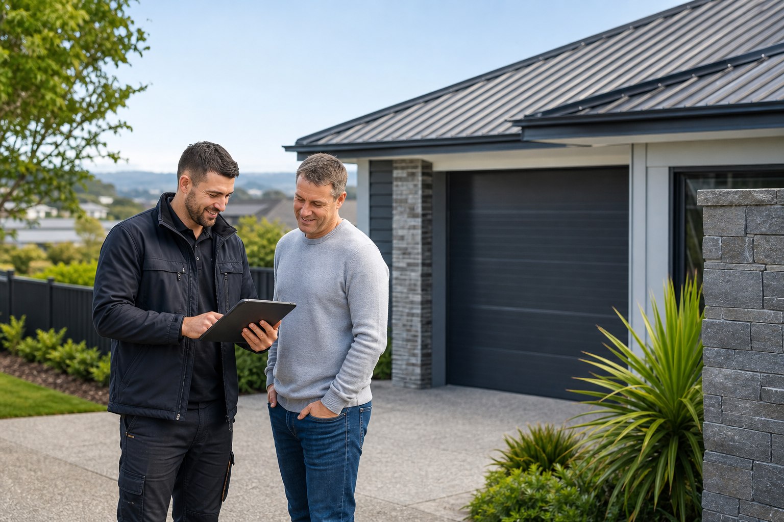 concrete tile roof repairs Auckland tidy roofing handover