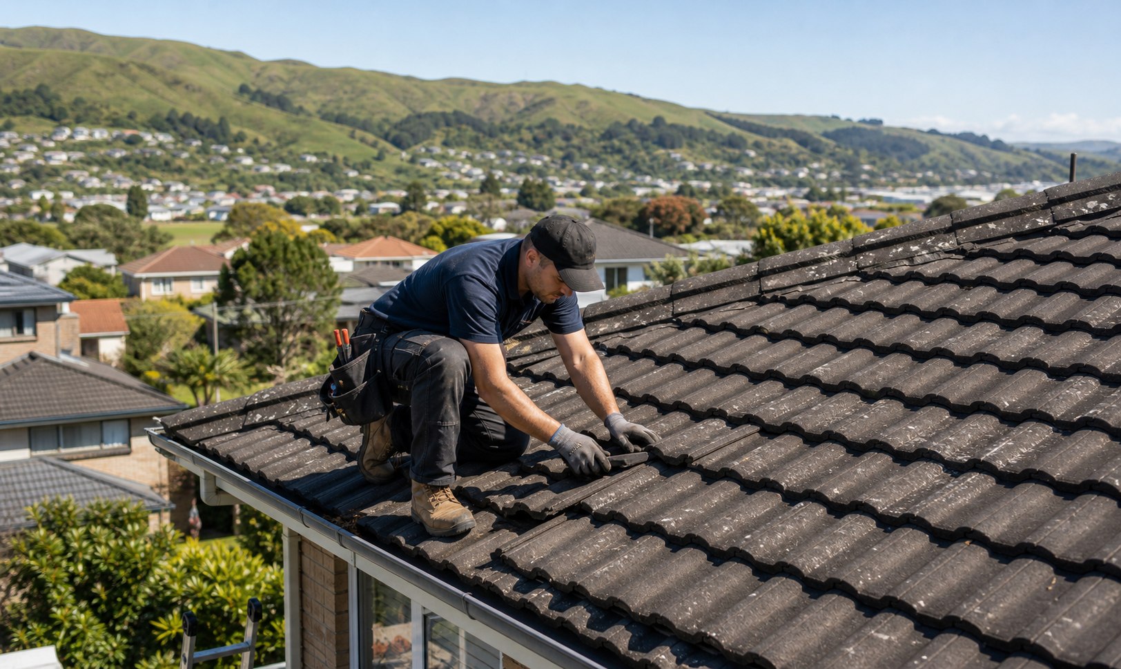 shingle roof repair Auckland tidy roofing handover